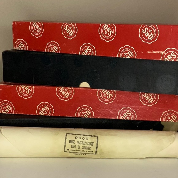 Set of 4 Vintage QRS Player Piano Rolls (Lot A) - Picture 2 of 4